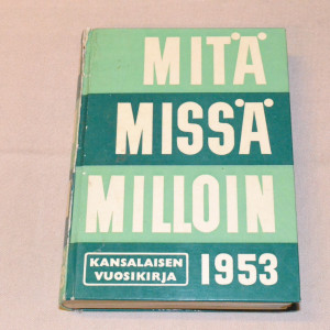 Mitä Missä Milloin 1953 (1.p)